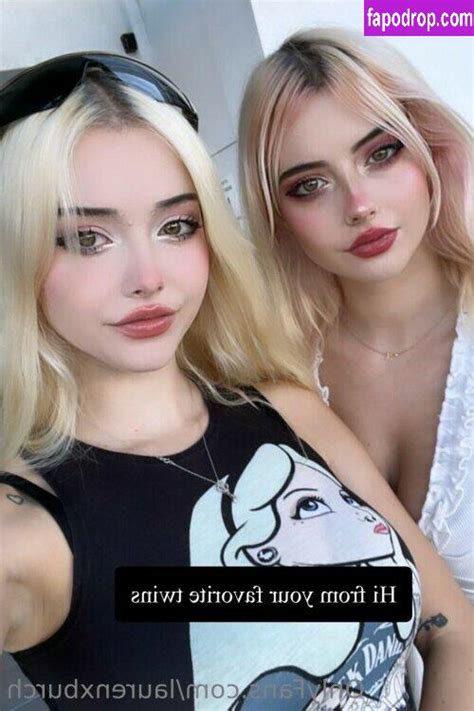 Lauren burch Julia burch Burch twins Onlyfans Leak